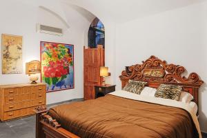 Ένα ή περισσότερα κρεβάτια σε δωμάτιο στο Luxury suite ponte veccio!