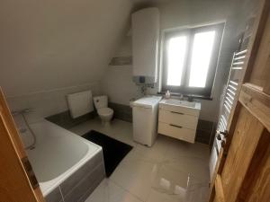 Koupelna v ubytování Apartmány Kadov 88 + 19 fotografií