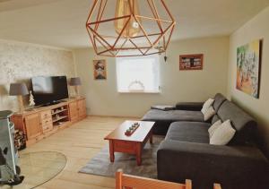 Μια τηλεόραση ή/και κέντρο ψυχαγωγίας στο Ferienhaus Polly