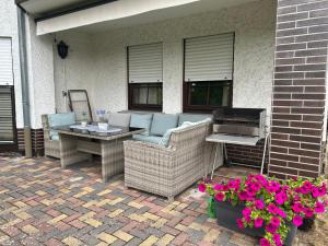 Posezení v ubytování Ferienwohnung Waldschlößchen + 9 fotografií