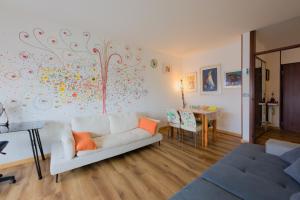 Posezení v ubytování Suite con Vasca Panoramica