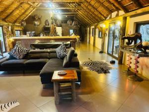 Area soggiorno di Sambane Game Lodge