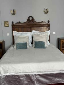 Voodi või voodid majutusasutuse GITE Le Logis Barbès toas