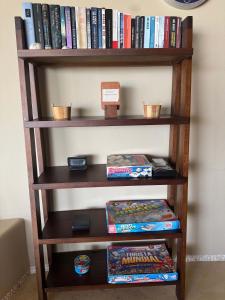 Knihovna v aparthotelu