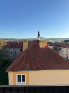a view from the roof of a building at Urban apartment in Spišská Nová Ves