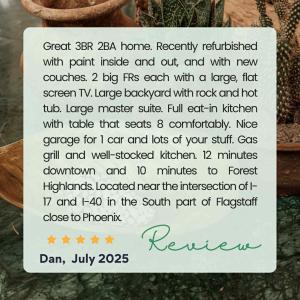 Fotografie z fotogalerie ubytování Pine-Time Retreat Near Downtown with Hot Tub! v destinaci Flagstaff