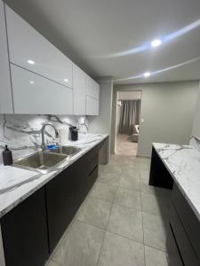 Η κουζίνα ή μικρή κουζίνα στο Metro Luxury House