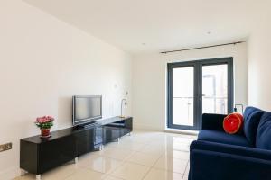 TV a/nebo společenská místnost v ubytování Cosy Apartment
