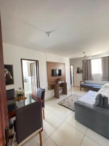 TV a/nebo společenská místnost v ubytování Recanto David