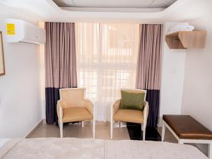 Posezení v ubytování Muna Hotel