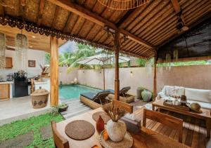 Posezení v ubytování Tropical Kasbah in Central Ubud - Jalan Bisma + 28 fotografií
