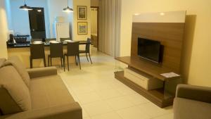 The lounge or bar area at Residencial Portinari LTDA