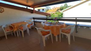 Balkón nebo terasa v ubytování Bed & Breakfast Banjole