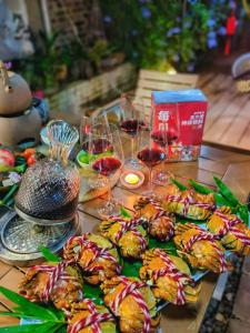 Essen im Privatzimmer oder in der Nähe