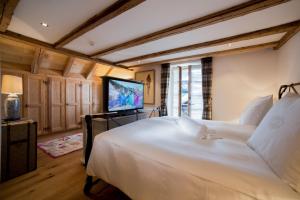 Postel nebo postele na pokoji v ubytování Hotel Olden