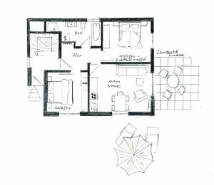 Κάτοψη του Ferienwohnung Flora +1 φωτογραφίες