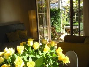 Κήπος έξω από το Ferienwohnung Flora