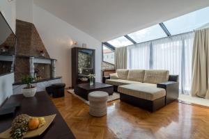 Posezení v ubytování Villa Solis