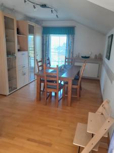 Kuchyň nebo kuchyňský kout v ubytování Ferienwohnung Moorblick
