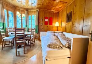 Posteľ alebo postele v izbe v ubytovaní Haus Berta, Montafon