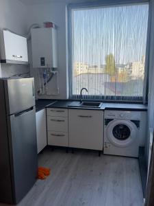 Η κουζίνα ή μικρή κουζίνα στο Alin Mandache
