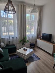 Μια τηλεόραση ή/και κέντρο ψυχαγωγίας στο Apartament Kościelna