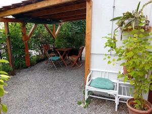 Vonkajšia záhrada v ubytovaní Apartment an der Hutweide