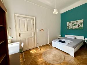 Ένα ή περισσότερα κρεβάτια σε δωμάτιο στο Mark's Home