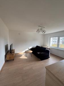 Χώρος καθιστικού στο Ferienwohnung Mescherin 4