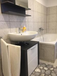 Ένα μπάνιο στο Ferienhaus Kammerer