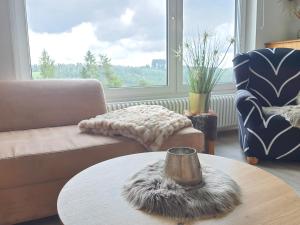 Posezení v ubytování Ferienwohnung Auszeit-Wiesenblick