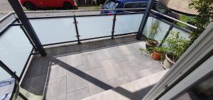 Балкон или терраса в Charmante Ferienwohnung 1 im Herzen von Meiningen