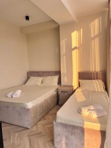 Postel nebo postele na pokoji v ubytování Randori Rest