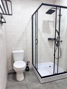 Koupelna v ubytování Randori Rest