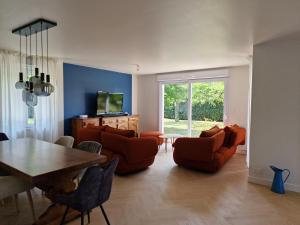 Posezení v ubytování maison à la campagne