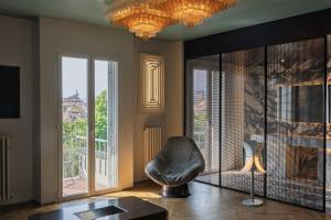 Posezení v ubytování Boutique Hotel Trieste - Adults Only