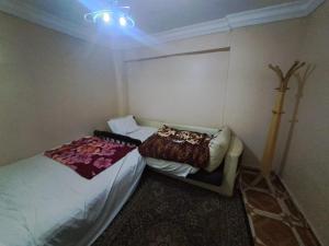 Postel nebo postele na pokoji v ubytování HOTEL CAMBCHIZAR ALEXANDRIa