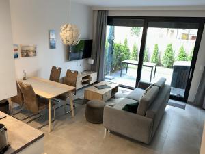 Χώρος καθιστικού στο BEACH Apartament Pobierowo