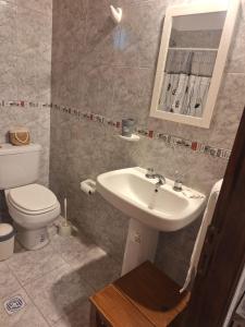 Koupelna v ubytování El Refugio del Calden