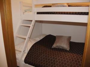 Zirkitzにある1-bedroom apartmentの二段ベッド2組、はしごが備わる客室です。 +37枚の写真