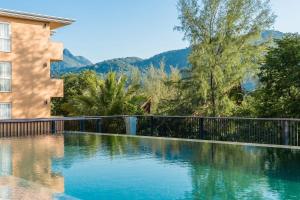 Nespecifikovaný výhled na hory nebo výhled na hory při pohledu z hotelu