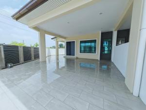 an empty house with a large patio at My Residence, Bintulu in Bintulu