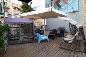 Patio o area all'aperto di Johnny Hotel