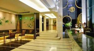 Vstupní hala nebo recepce v ubytování 翠竹酒店(深圳东门城景中心店)