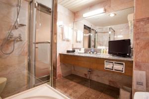 Koupelna v ubytování Hotel Villa Kuretake