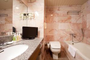 Koupelna v ubytování Hotel Villa Kuretake