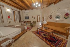 A seating area at Zara Cave Hotel
