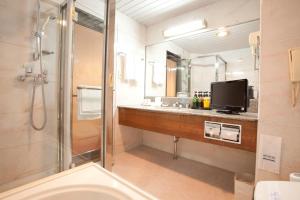 Koupelna v ubytování Hotel Villa Kuretake