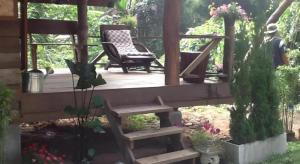 Zahrada ubytování Chiang Dao Hut