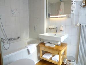 Koupelna v ubytování Hotel Blumental
